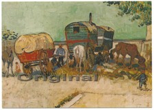 AK Vincent Van Gogh - Zigeunerwagen / Gypsy Wagon, 1888 (Ansichtskarte ArtCard)