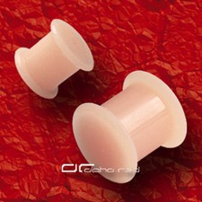 »»» RETAINER PLUG OHRPIERCING FLEXI SILIKON Nr.1 Hautfarben 3-10mm 2464