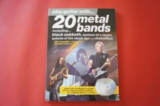Play Guitar with 20 Metal Bands (mit CDs) .Songbook Notenbuch .Vocal Guitar