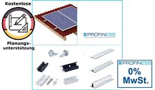0% MwSt. Komplett-Set Montagekit Photovoltaik-Module auf Blech mit Systemstatik