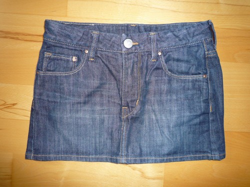 Jeansrock gr 128 - h&m,