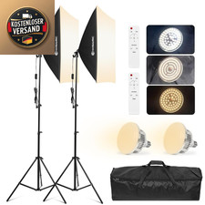 LED Softbox Set 2x85W Dimmbar