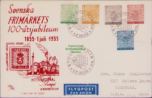 B23684 brief schweden 406 - brief,