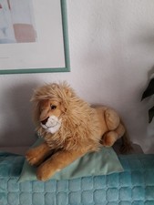 Alter Steiff Löwe Leo - mit Knopf 