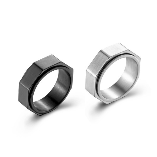 Edelstahl drehring anti stress - drehring, anti-stress