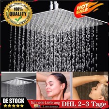 Kopfbrause Regendusche Regenbrause Brausekopf Duschkopf Bad Edelstahl poliert