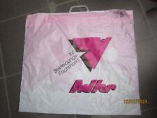 alte XXL-Tragetasche Plastik-Einkaufstüte ADLER Bekleidung - 49x55 - RAR Sammler