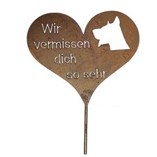 Tiergrab Grabherz Grabschmuck