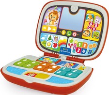 Clementoni 59286 Baby Clementoni – Baby-Laptop Tierfreunde, Spielzeug Mit Ton- &