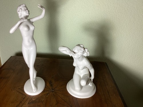 Porzellan figuren frauenakt 2 - porzellan,