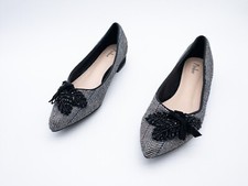 MENBUR Damen Ballerina Slipper Loafer Halbschuh Elegant Gr 40 EU Art 23009-100