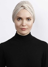 EC-10 Fertig Kopftuch Praktisch Hijab Bone 