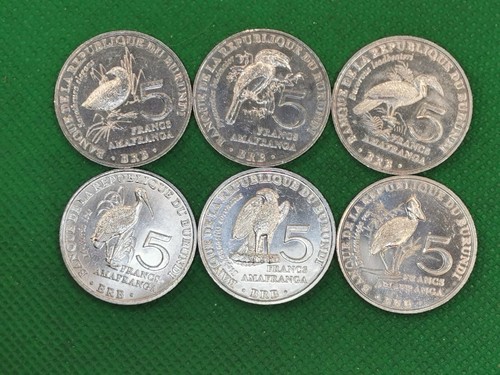 Lot 210 burundi 6 x - ,