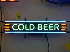 Cold Beer Neon Sign Bier Bar