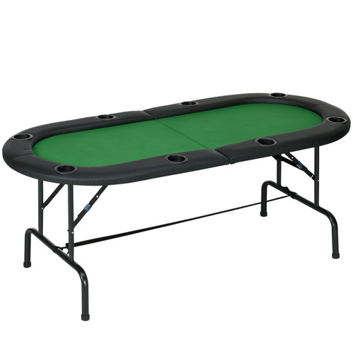 Pokertisch grün 183x82x75cm