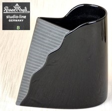 Porzellan vase schwarz - porzellan,