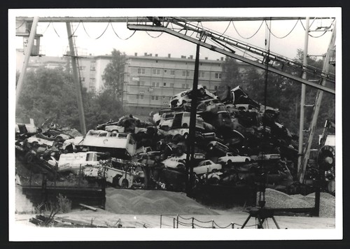 Fotografie auto schrottplatz - fotografie, auto-schrottplatz