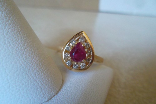 Vintage 14k gelbgold birne - 14k,