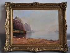 Wilhelm Scheulen Düsseldorf signiert Ölbild Gemälde Ölgemälde Landschaftsmalerei