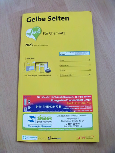 Gelbe seiten 2023 - gelbe, chemnitz