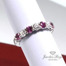 Tiffany & Co. Ring Forever Platin 950 Diamanten rosa Saphire Gr. 49 Platinum