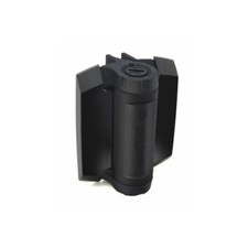 D&D TruClose strapazierfähige Scharniere mit 2 Beinen (schwarze Zierleiste) - für schmale Metalltore