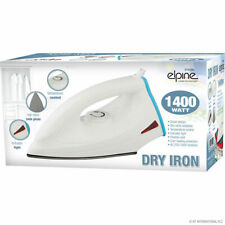 BLAU 1400W TROCKENEISEN TEMPERATURREGELUNG ANTIHAFT EDELSTAHL IDIKATOR LICHT