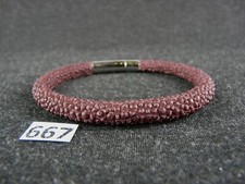 667) Rochenleder Armband mit