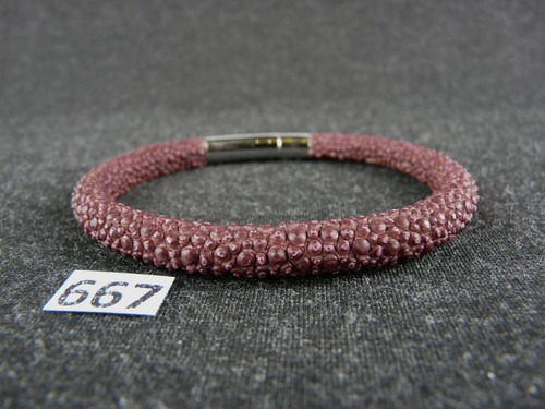 667 rochenleder armband mit - 667),