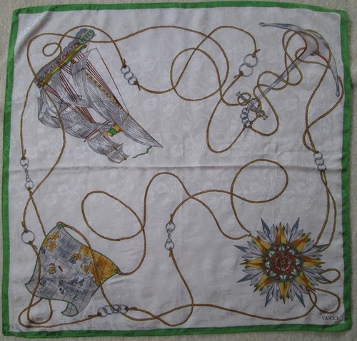 Foulard gucci soie vintage - -,
