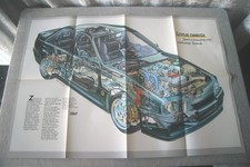 Poster XL Opel Lotus Omega BETTI Schnittzeichnung (#956)