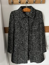 Joseph Janard by Peek& Cloppenburg Damen Mantel Schwarz-Weiß Größe 40