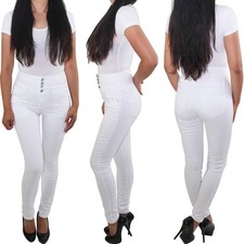 Damen 4 Knopf Corsagenhose