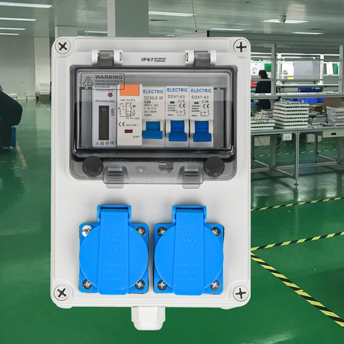 Baustromverteiler mit zähler - baustromverteiler,