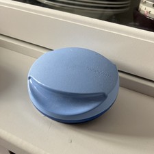 Tupperware Happy Chef Deckel 300 ml Zwiebelschneider Ø 10,5 cm Blau