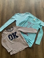 3 Shirts, LA-shirts, Gr. 122/128, Tchibo, Pocopiano, Wendepailletten, Pezzo Doro