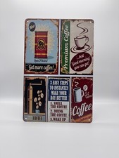 Blechschild Coffee Kaffee