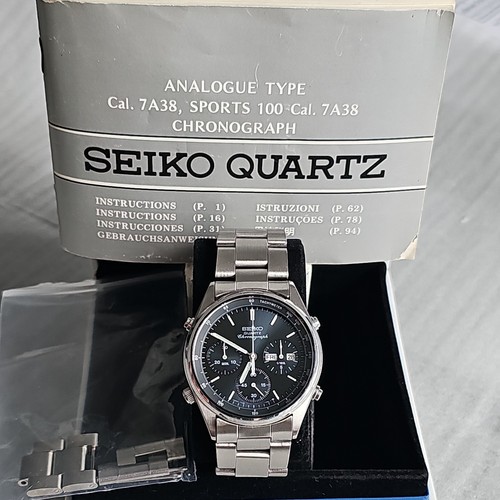 Seiko 7a38 706a petrol - seiko, 7a38-706a
