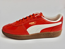 Puma Palermo/Glattleder/Puma Sneaker/Größe 42, 44,5 und 48,5/rot/weiß/40174403