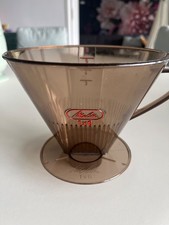 ☕ Melitta Handfilter 1x6 braun – Kunststoff Dripper, 70er/80er, 1 Loch Vintage
