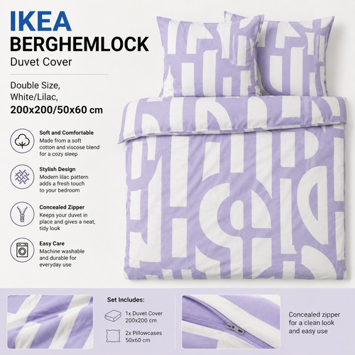 Ikea berghemlock bettbezug - ikea,