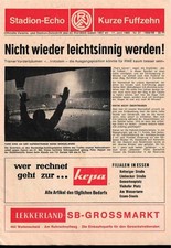 Fussball-Programmheft   68/69   Aufstieg  Rot Weiß Essen - Tasmania 1900  Berlin