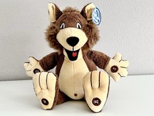 ✅ Original VW Volkswagen RADIO Plüsch WOLF Stofftier Wolfsburg Accessoire RAR !