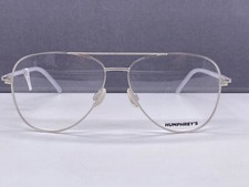 Humphreys Brille Herren groß silber grau oval matt Pilot Eschenbach 582262