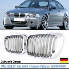 Sport Performance Kühlergrill Chrom passend für 3er BMW E46 Coupe Cabrio 99-03