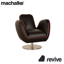 Machalke Pinto Leder Sessel Schwarz