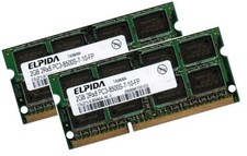 2x 2GB 4GB DDR3 1066 Mhz / 1067 Mhz PC3-8500S SO-DIMM Notebook Apple Speicher