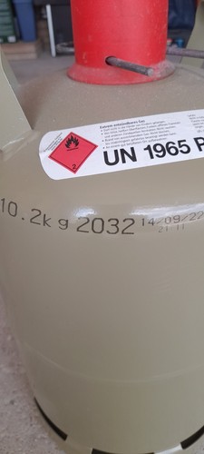 Stück gasflaschen grau - grau, 11kg