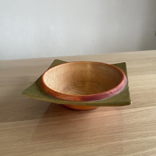 Holzschüssel mit flügeln - holzschüssel,