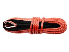 TMP Seilwinden Kunststoffseil / Synthetik Nylonseil rot - 15 Meter x 6 mm
